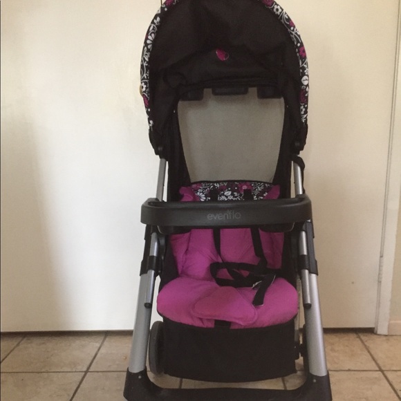 evenflo stroller pink